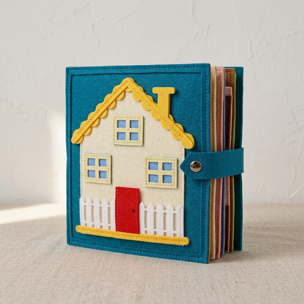 Traumhaus in Blau als Teil des Sets