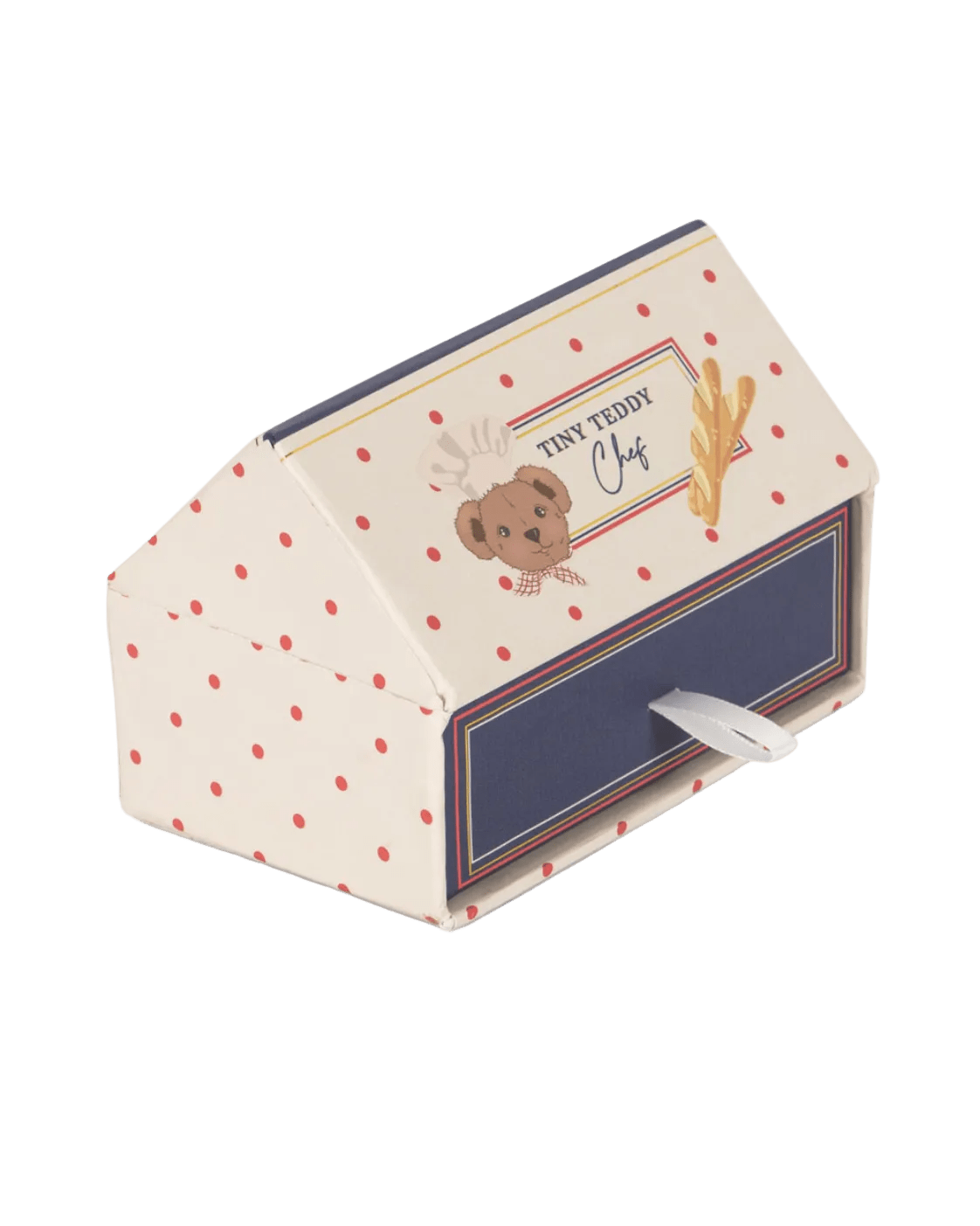 Bäcker Teddy Set Box konges slojd cotton ballon Puppenhaus Spiel Koch Miniatur Rollenspiel Kind Geschenk Patisserie - Teddy Bäcker Set - Cotton Ballon | Family Concept Store - 