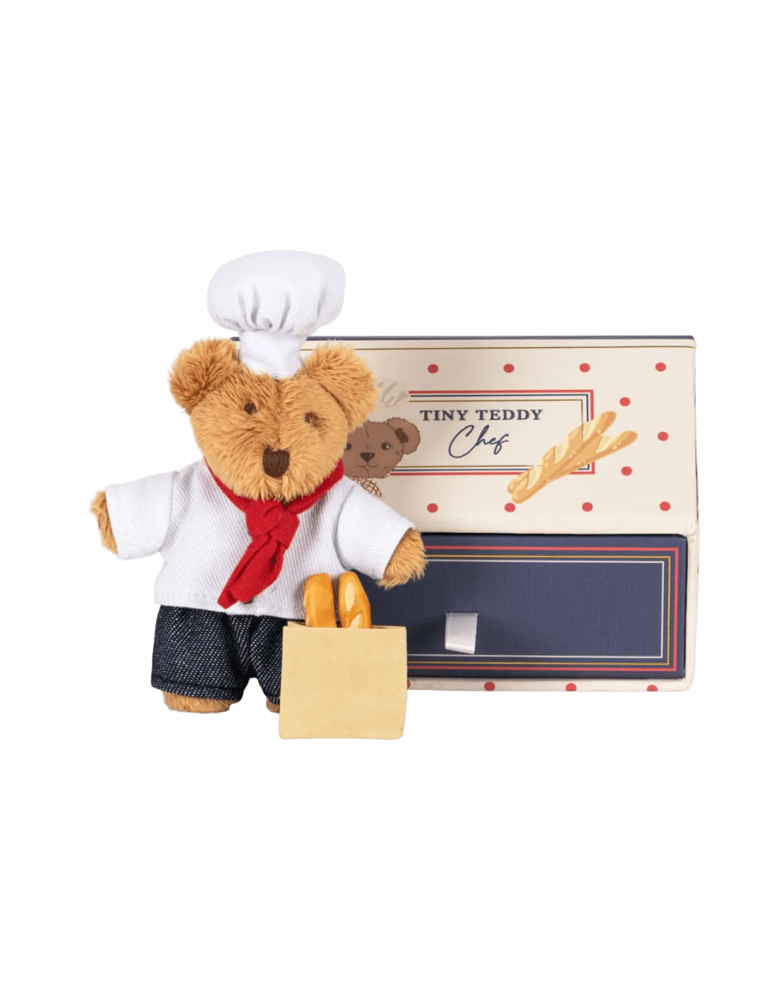 Bäcker Teddy Set Box konges slojd cotton ballon Puppenhaus Spiel Koch Miniatur Rollenspiel Kind Geschenk Patisserie - Teddy Bäcker Set - Cotton Ballon | Family Concept Store - 