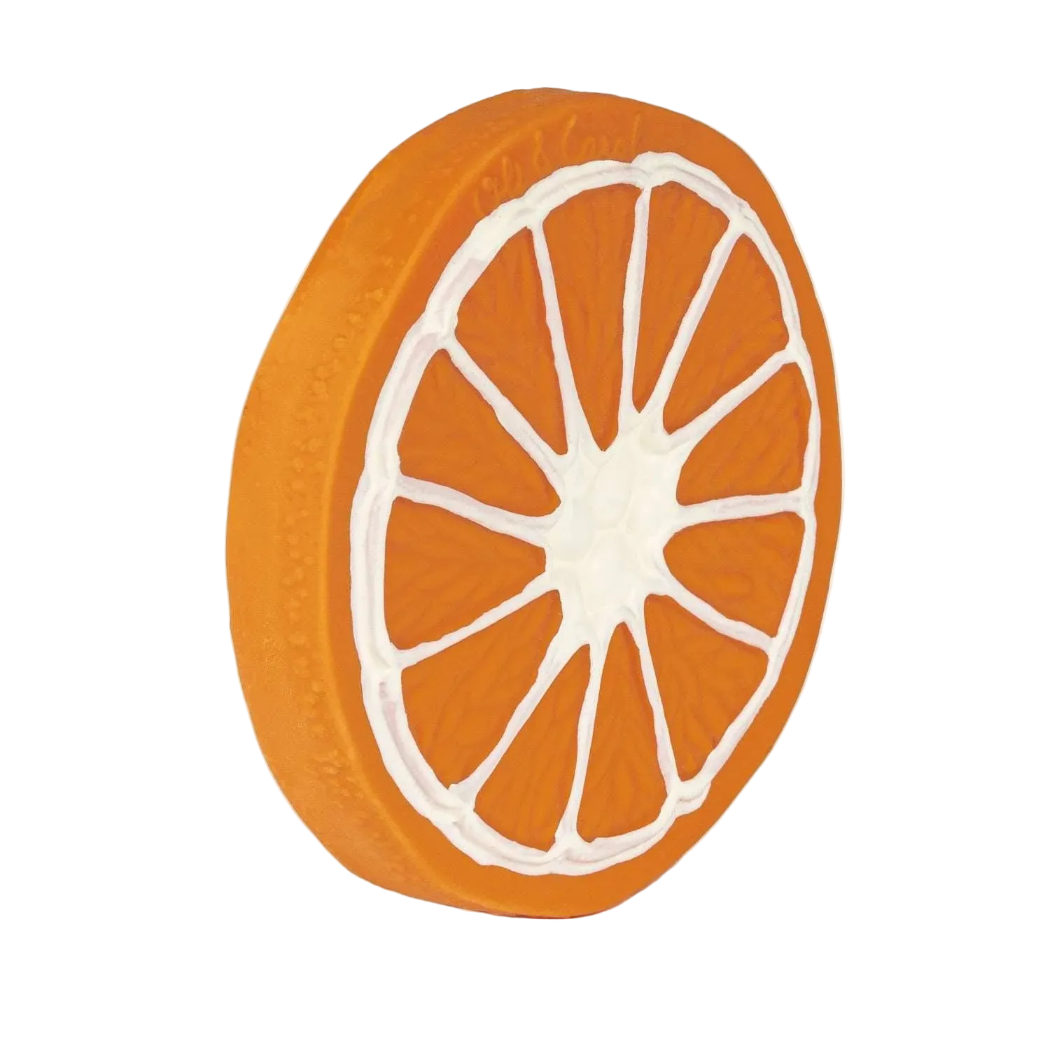 Clementino the Orange von Oli Carol Cotton Ballon Beißspielzeug Spielzeug Badespielzeug