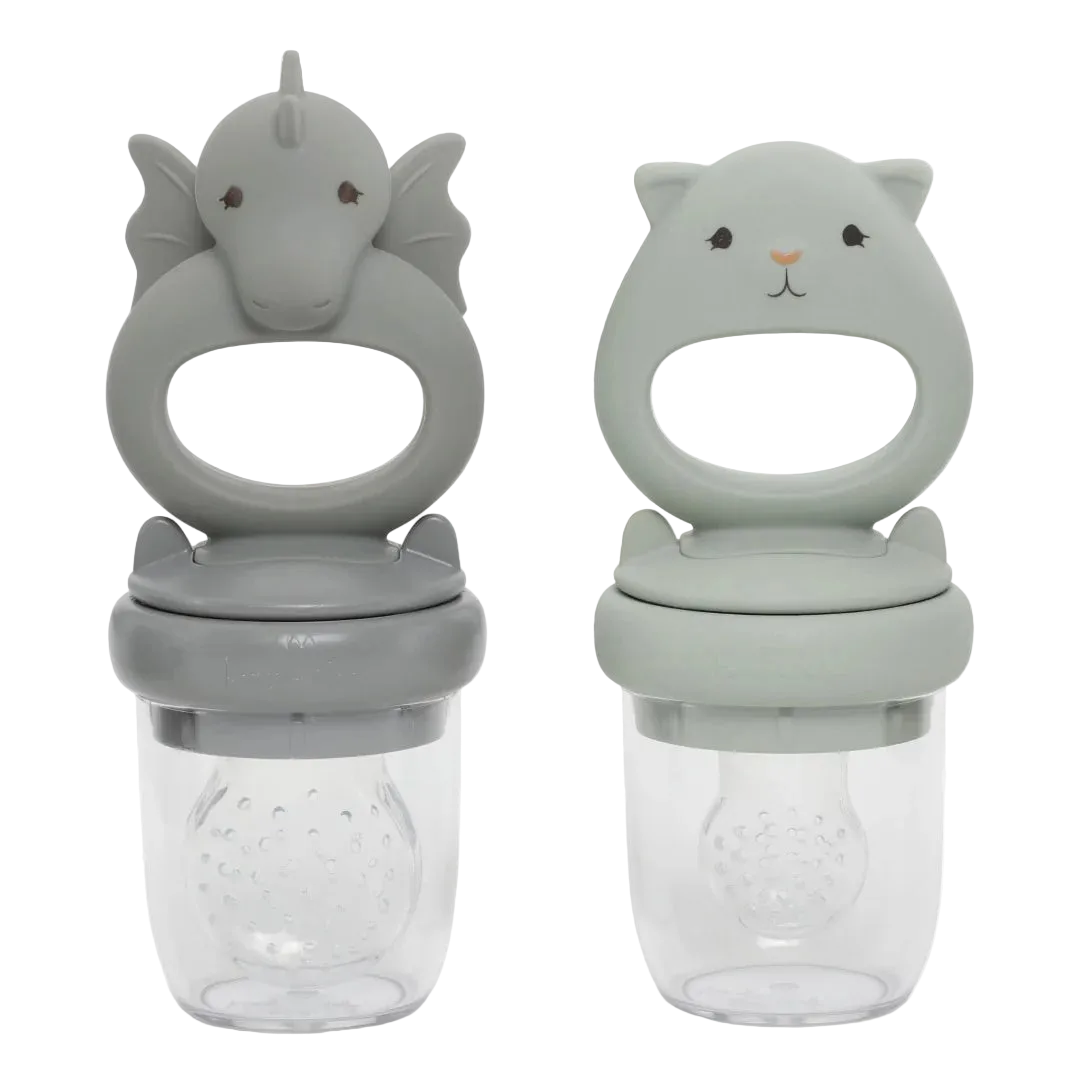 Fruchtsauger Cotton Ballon Konges Slojd Silikon Beikost Baby Kinder Design Hygiene Geschenk Ostern