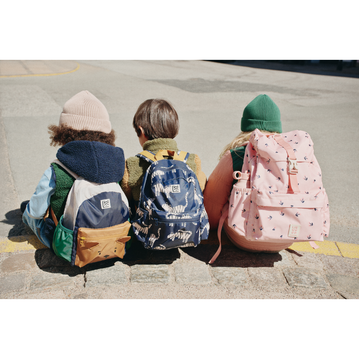 LIEWOOD Johnny Rucksack Cherry Heart / Rosey – Innenansicht Laptopfach & Fächer