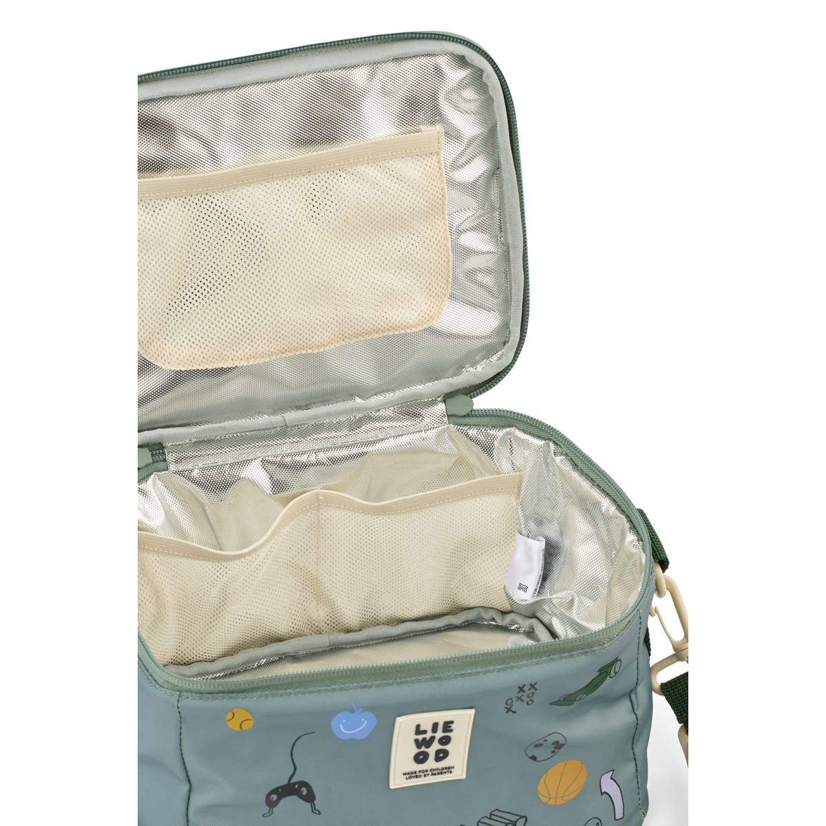LIEWOOD Toby Lunchtasche Play / Dusty Peppermint – Schulterriemen & Tragegriff