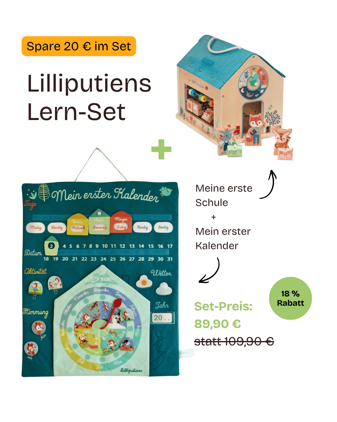 Lilliputiens Lern - Set - Lilliputiens Lern - Set - Cotton Ballon | Family Concept Store - 