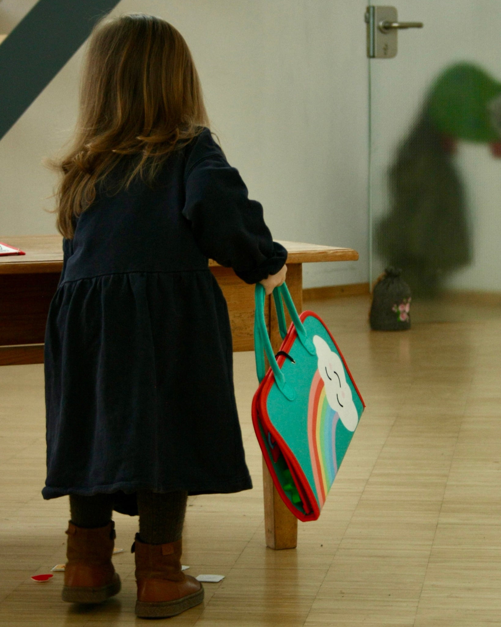 Montessori Lerntafel Cotton Ballon Filzbuch Activity Buch Beschäftigung Urlaub Kinder Aktivität Geschenk