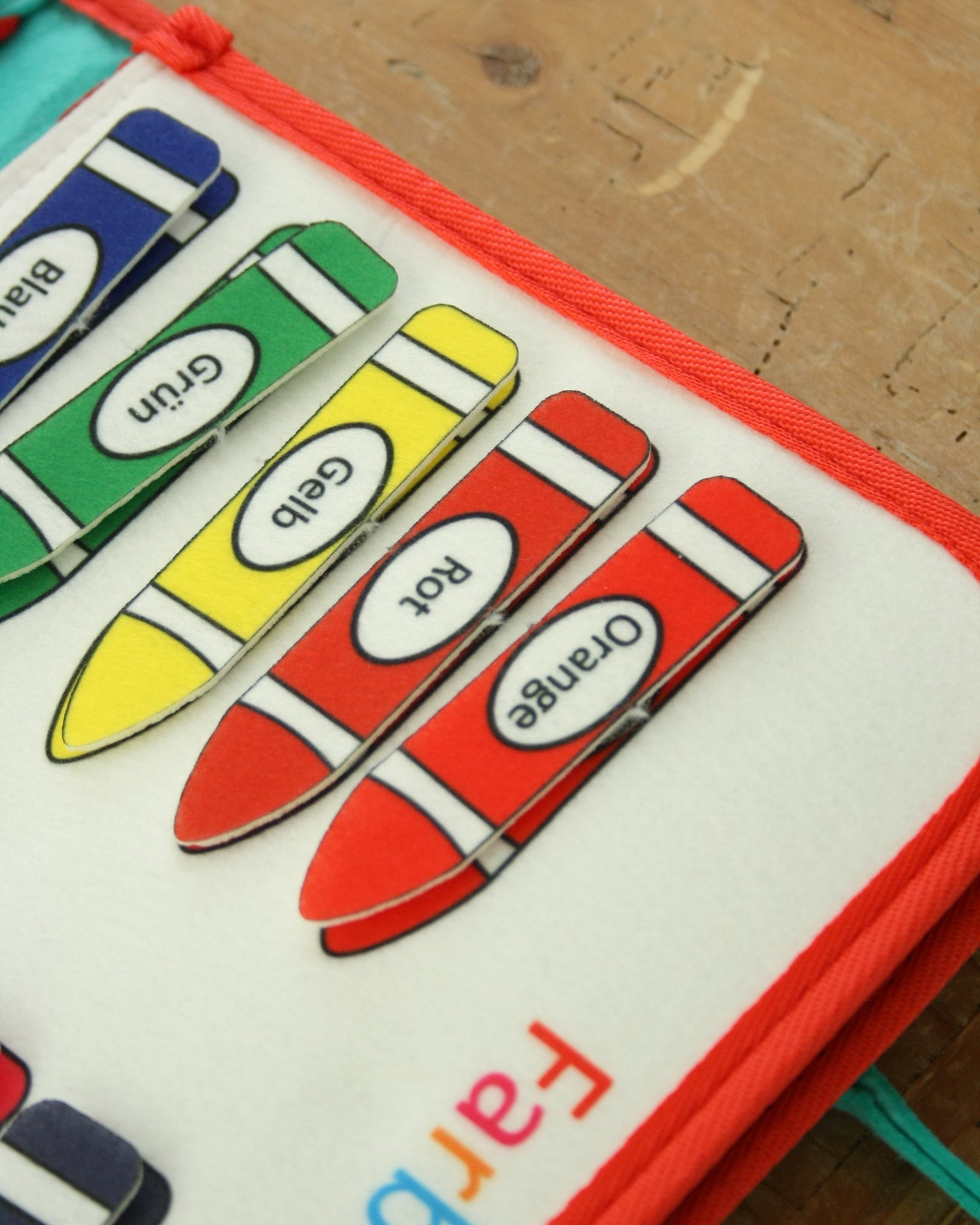 Montessori Lerntafel Cotton Ballon Filzbuch Activity Buch Beschäftigung Urlaub Kinder Aktivität Geschenk