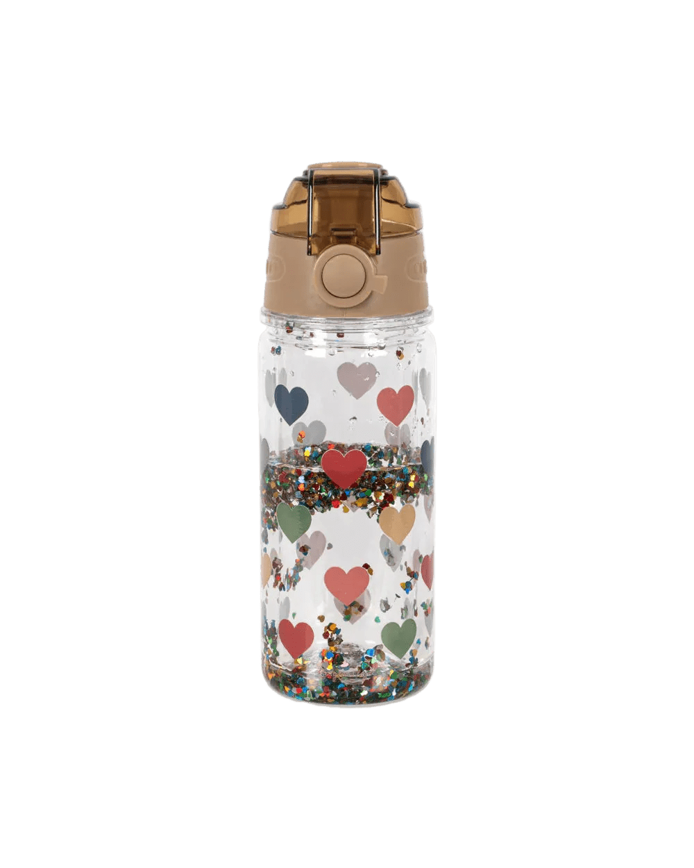 Trinkflasche Glitzer - Trinkflasche Glitzer - Cotton Ballon | Family Concept Store - bunte Herzen - 