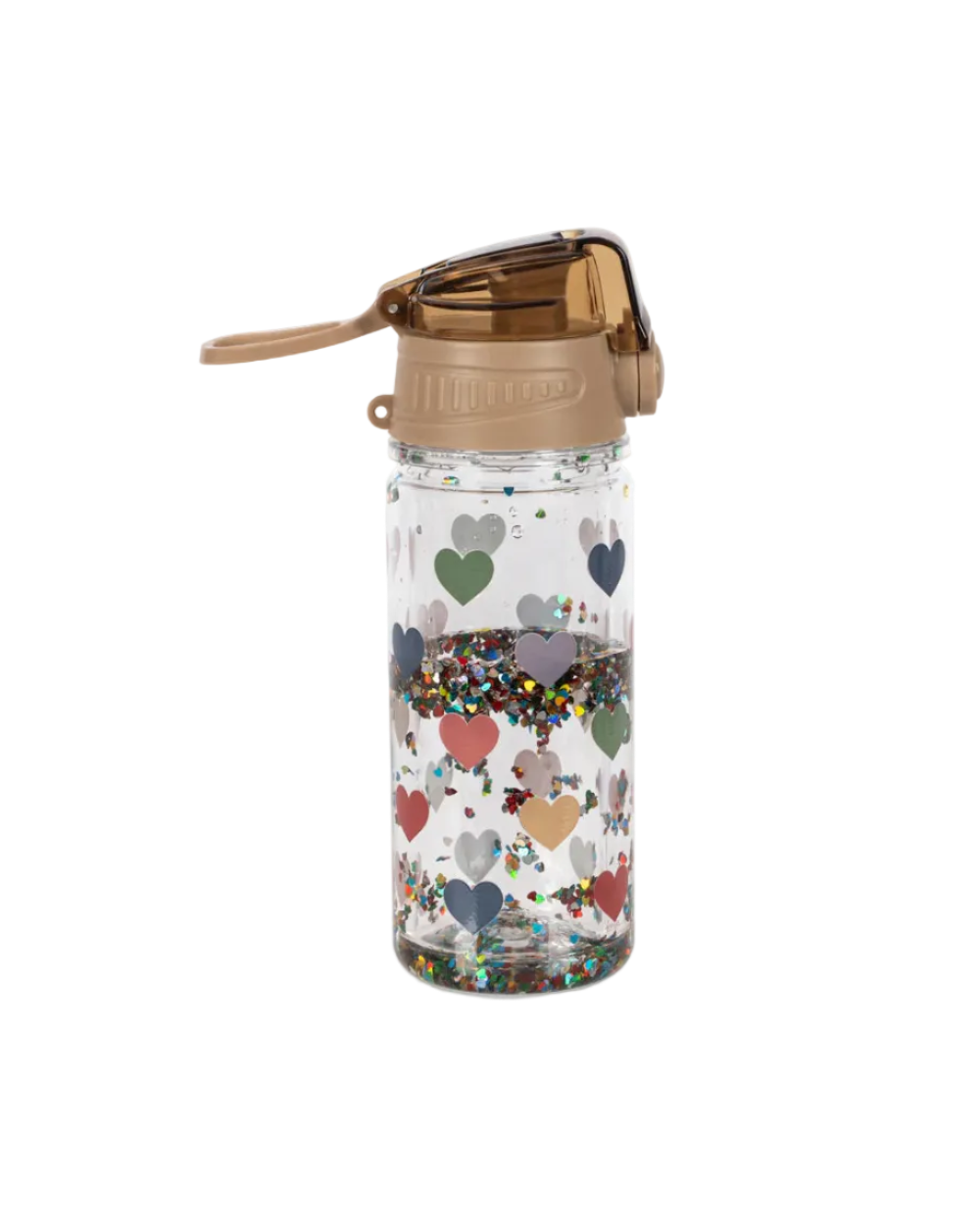 Trinkflasche Glitzer - Trinkflasche Glitzer - Cotton Ballon | Family Concept Store - bunte Herzen - 