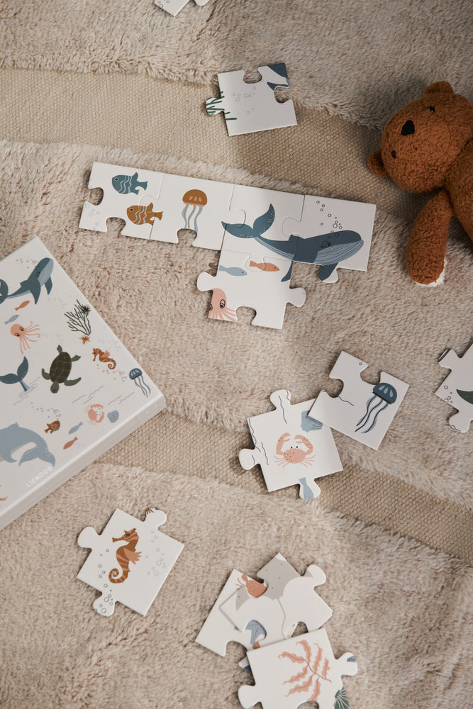 Puzzle Jimmie LIEWOOD Cotton Ballon Unterwasser Wal Fische Kinder Spiel