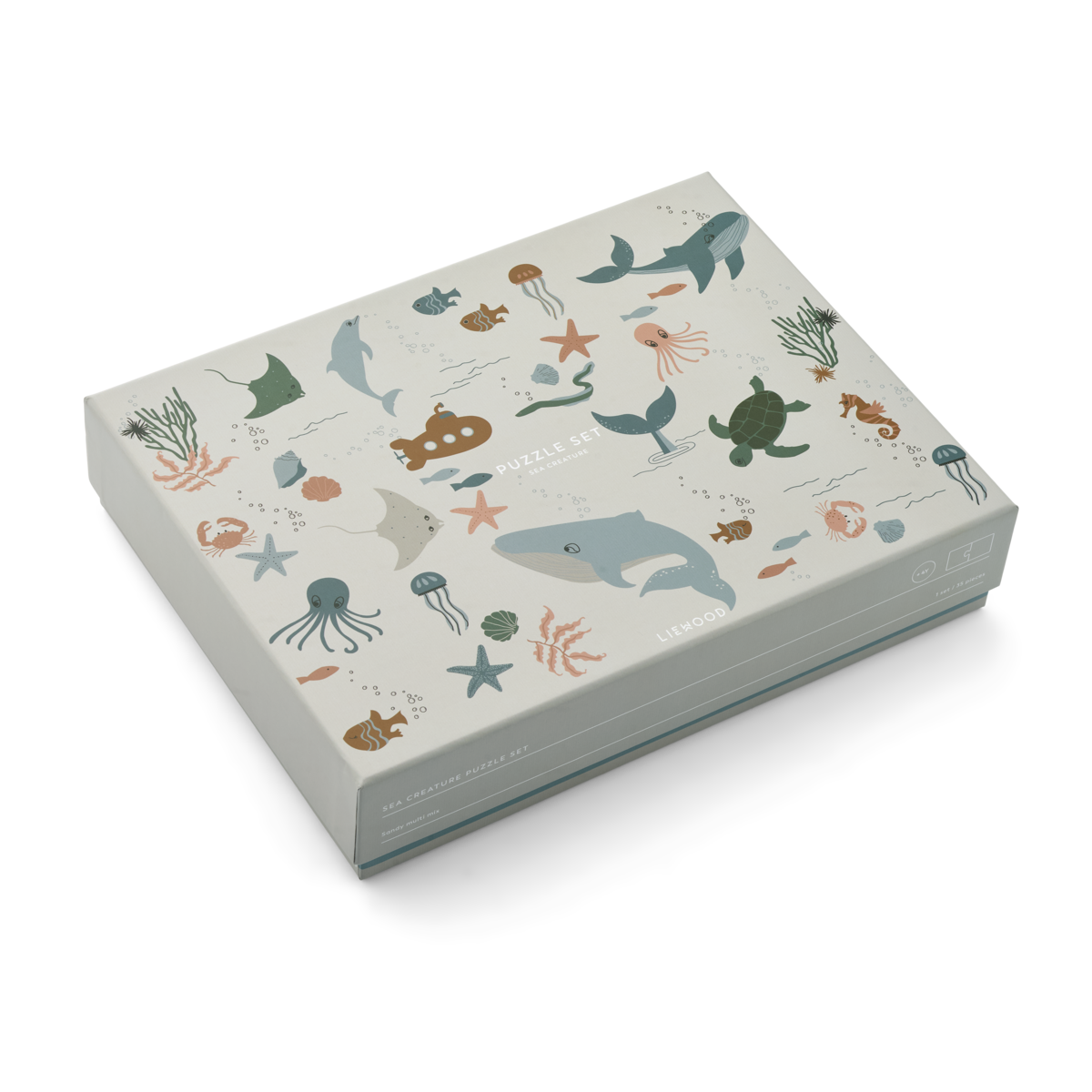 Puzzle Jimmie LIEWOOD Cotton Ballon Unterwasser Wal Fische Kinder Spiel