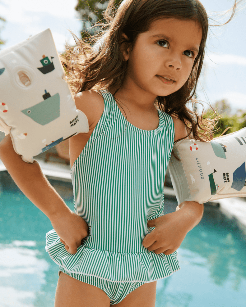 Schwimmflügel shirley schwimmhilfe liewood cotton ballon urlaub ferien pool strand meer lernen schwimmen kinder - Schwimmflügel Shirley - Cotton Ballon | Family Concept Store - sailing / sandy - 
