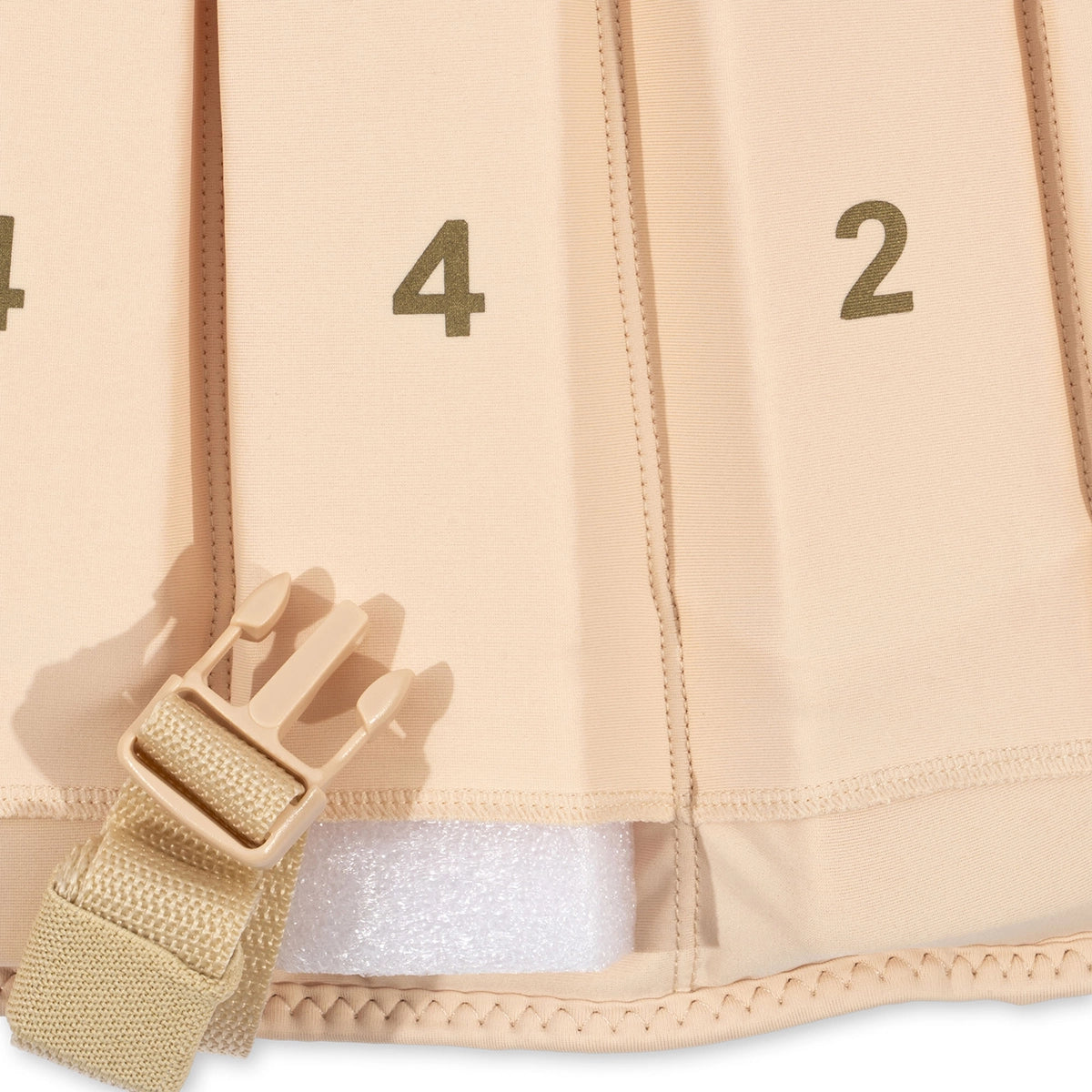 Schwimmweste Glitter Stripe Streifen Glitzer Kirsche Cotton Ballon Konges Sløjd Rot Mädchen Girl Schwimmen Lernen Sicher Baden Urlaub