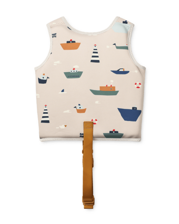 Schwimmweste dove neopren cotton ballon liewood hilfe schwimmen urlaub pool meer ferien start - Schwimmweste Dove - Cotton Ballon | Family Concept Store - sailing / sandy - 11 - 15 kg - 