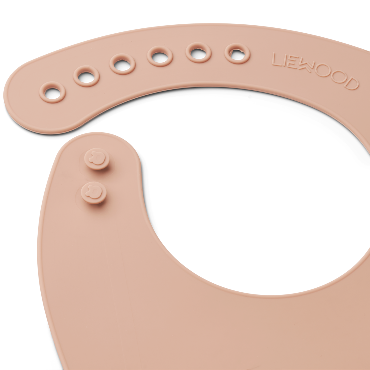 Silikon Lätzchen Tilda Cotton Ballon LIEWOOD Essen Baby Beikost Kinder Design Rosa Katze