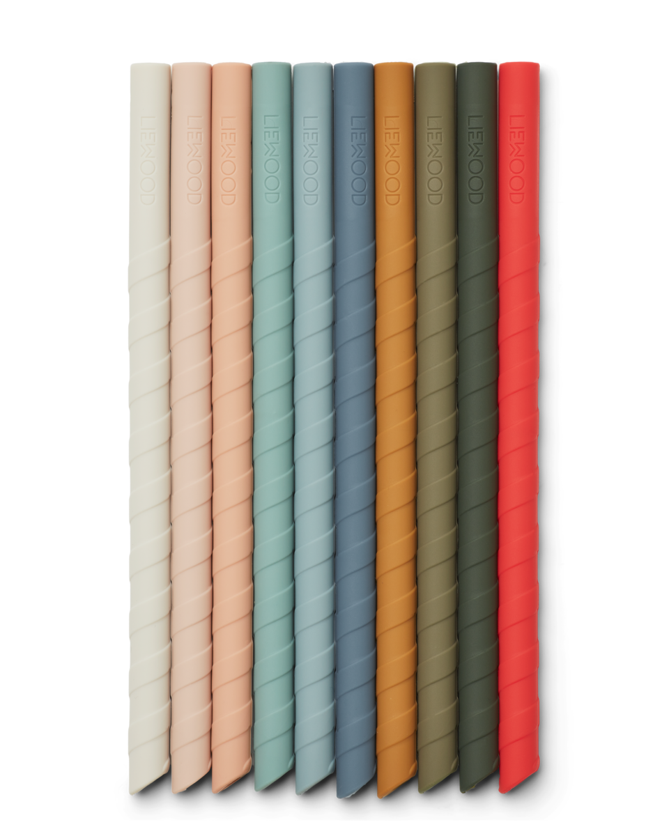 Silikon Strohhalme Timoti LIEWOOD Cotton Ballon Nachhaltig Trinken Kinder Kleinkinder
