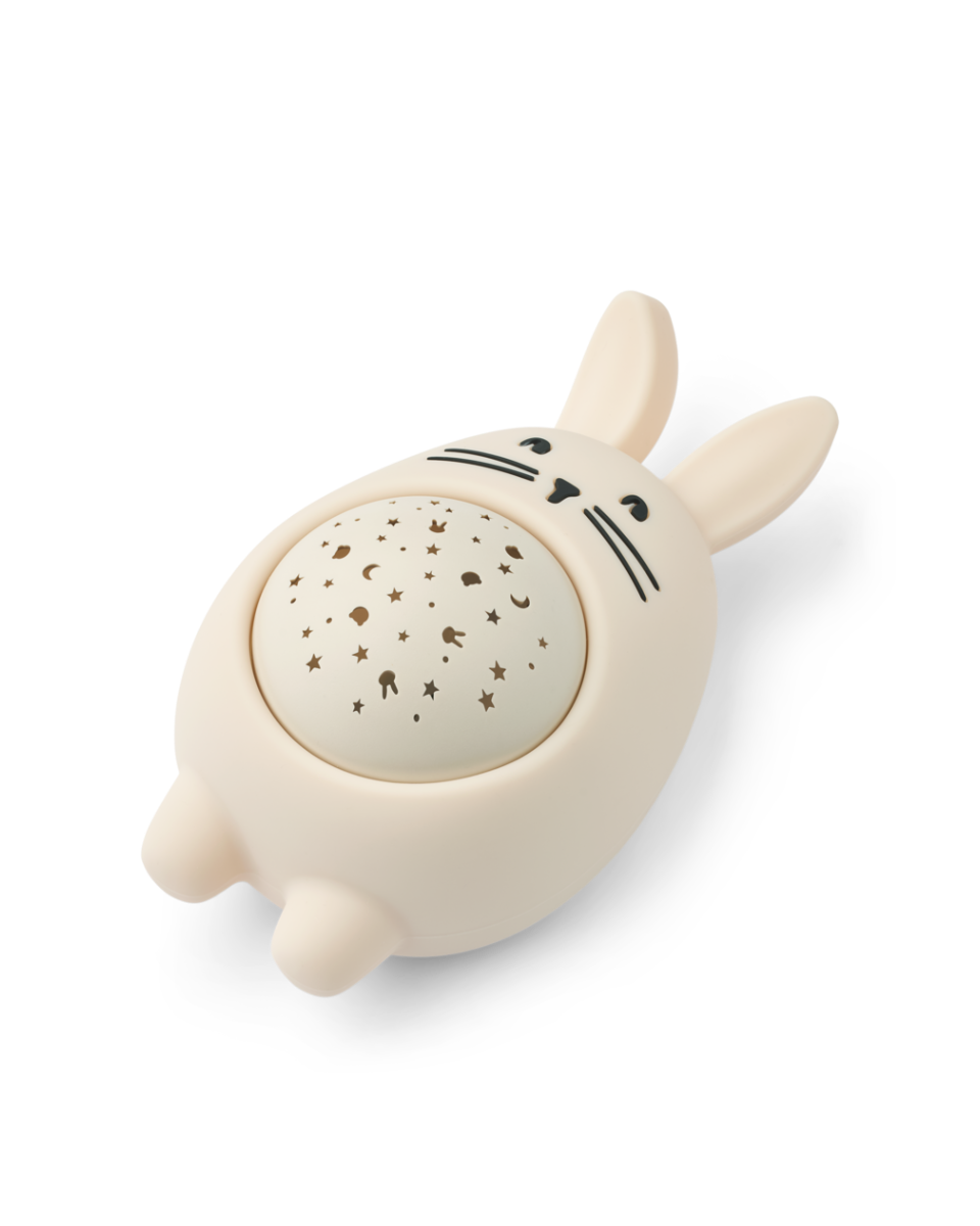 Sound- und Projektorlampe Manuel Cotton Ballon LIEWOOD Hase Nachtlicht Baby Schlaf Sterne Klang