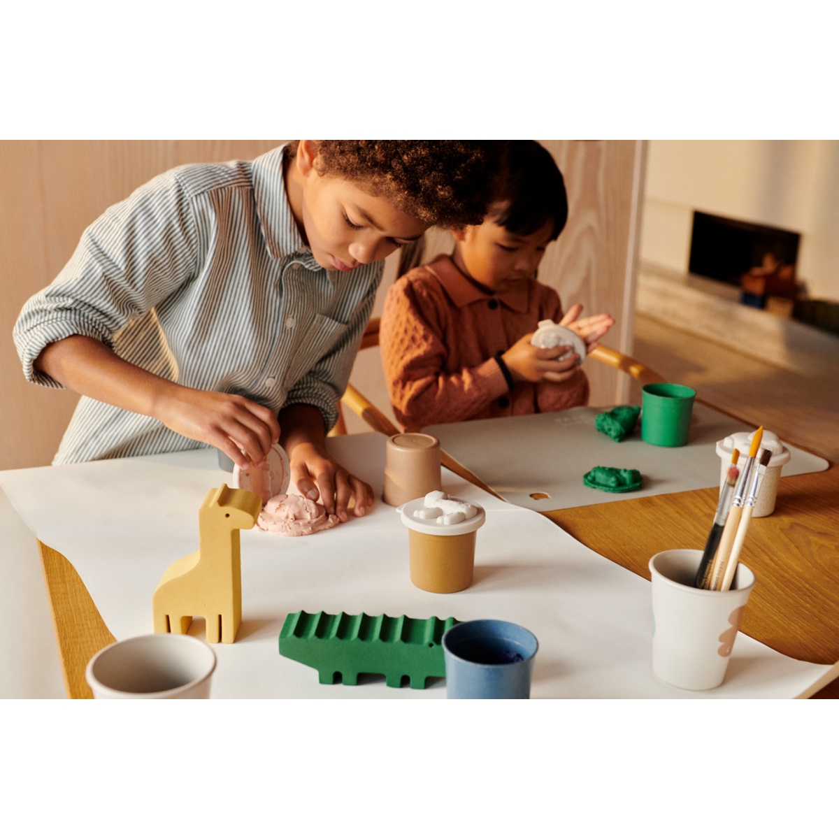 Spielknete Set Rollie Cotton Ballon LIEWOOD Formen Spiel Kinder Knetmasse