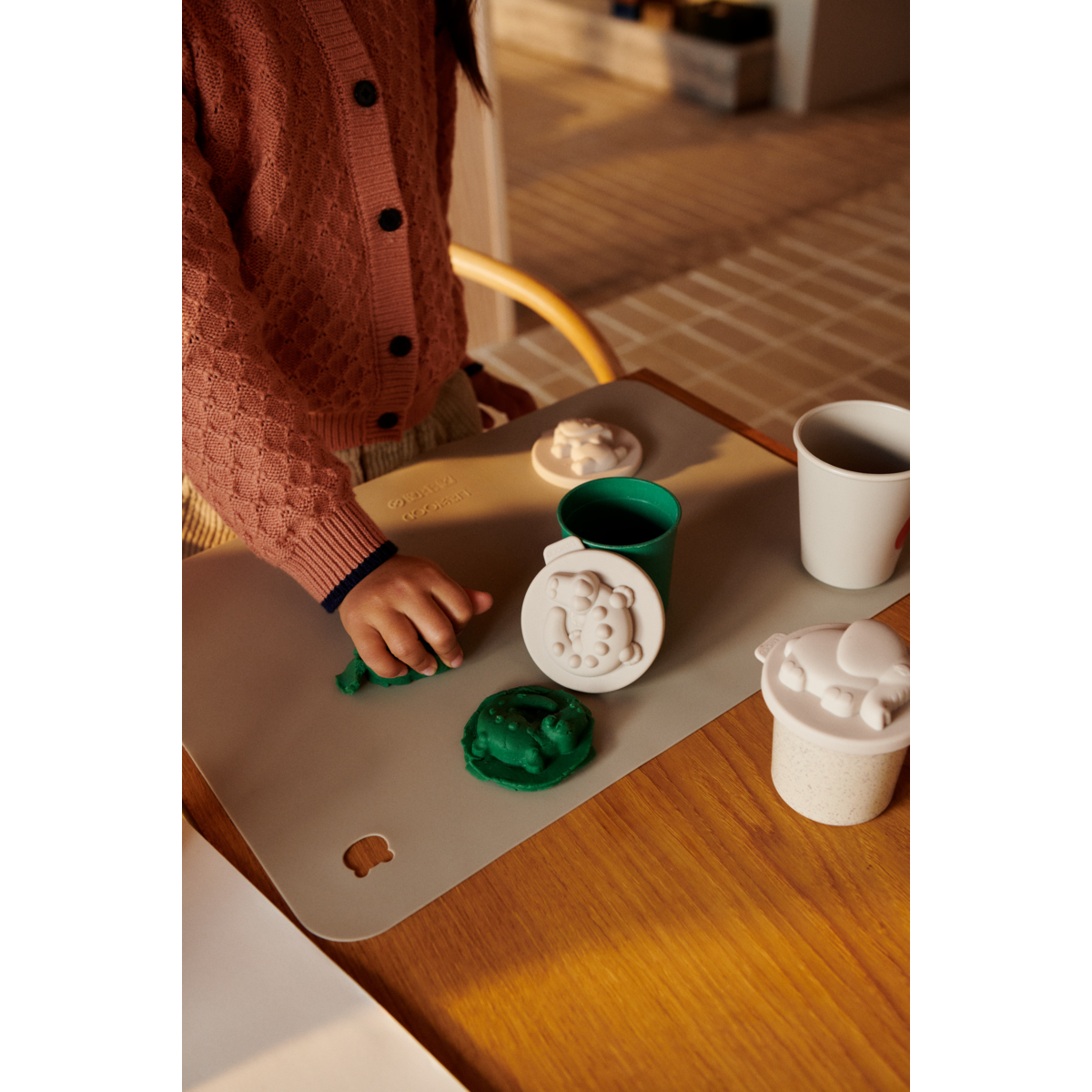 Spielknete Set Rollie Cotton Ballon LIEWOOD Formen Spiel Kinder Knetmasse