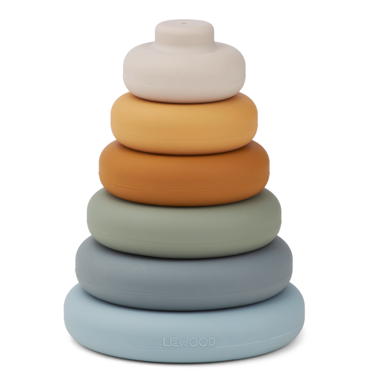 Stapelturm Dag LIEWOOD Cotton Ballon Silikon Design Spielzeug Geschenke Baby Kleinkinder