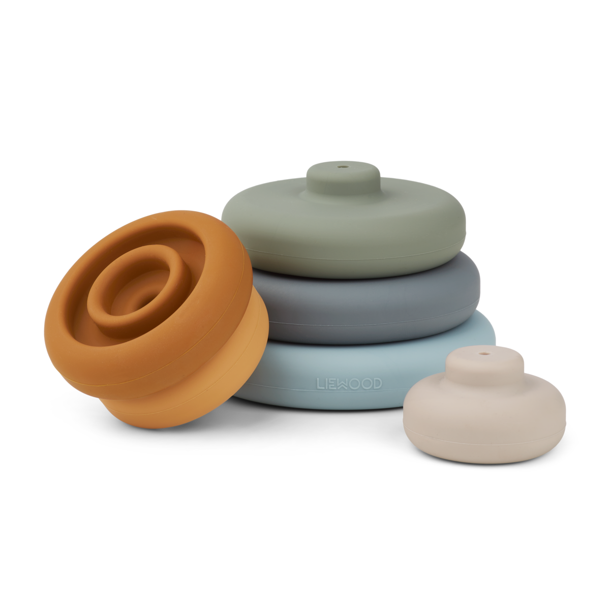 Stapelturm Dag LIEWOOD Cotton Ballon Silikon Design Spielzeug Geschenke Baby Kleinkinder