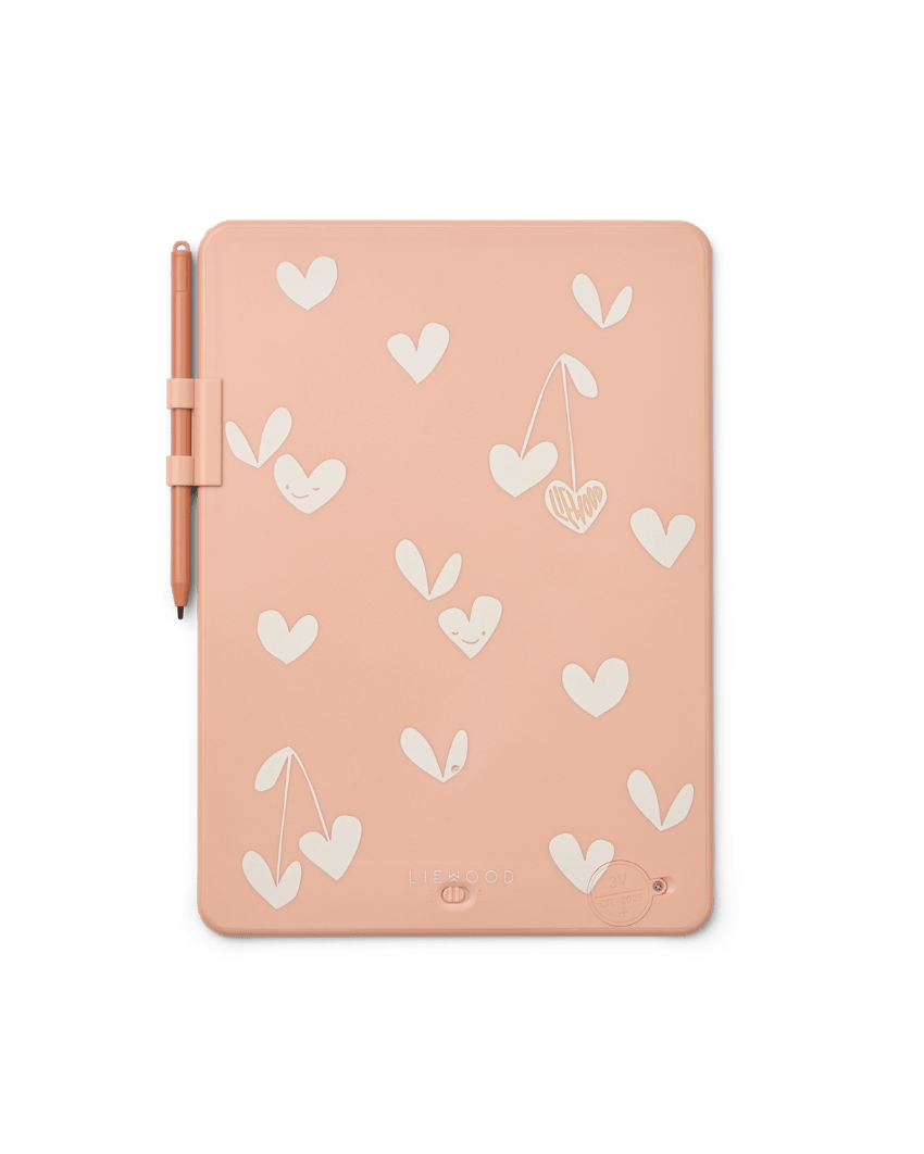 Tablet Zeichnen LCD liewood cotton ballon übung schule geschenk stift malen kunst kinder kleinkinder - Zeichentafel Zora LCD Tablet - Cotton Ballon | Family Concept Store - sweethearts / tuscany - 