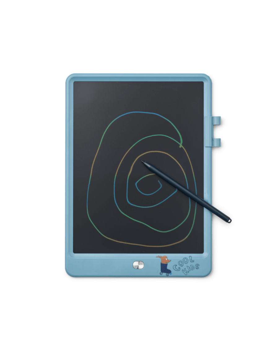 Tablet Zeichnen LCD liewood cotton ballon übung schule geschenk stift malen kunst kinder kleinkinder - Zeichentafel Zora LCD Tablet - Cotton Ballon | Family Concept Store - tiger / blue - 