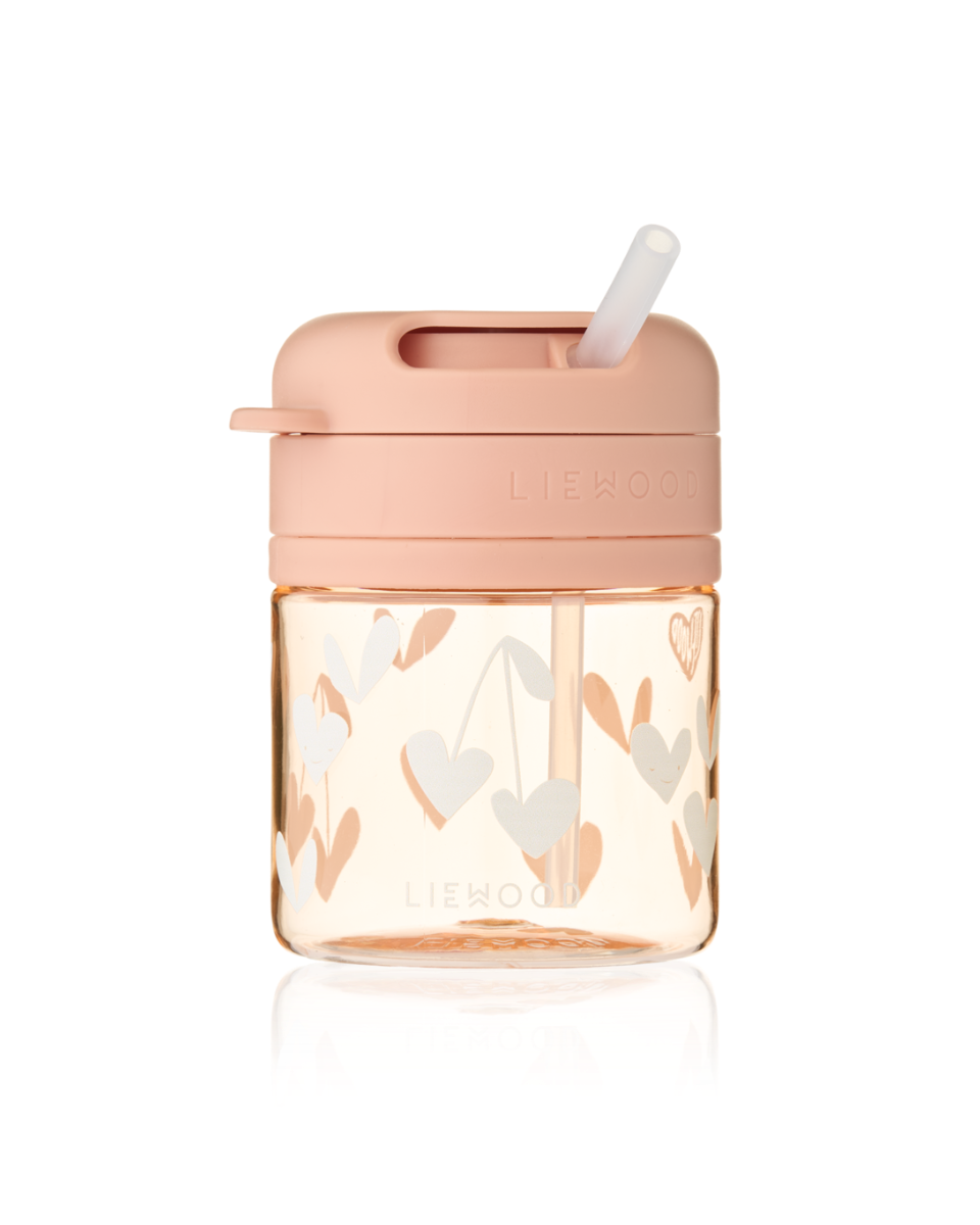 Trinkbecher Pavia Cotton Ballon Trinkhalm  LIEWOOD Trinken Baby Kinder Design Silikon Strohhalm Becher Tasse 