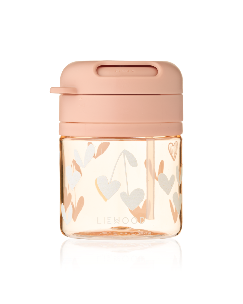 Trinkbecher Pavia Cotton Ballon Trinkhalm  LIEWOOD Trinken Baby Kinder Design Silikon Strohhalm Becher Tasse 