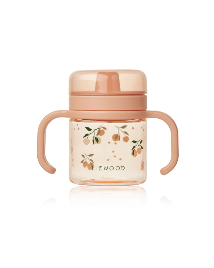 Tritan Trinkbecher Liewood cotton ballon trinken essen lernen becher flasche schnabeltasse schnabelbecher beikost kleinkinder - Trinkbecher Kylo 280 ml - Cotton Ballon | Family Concept Store - peach me - 