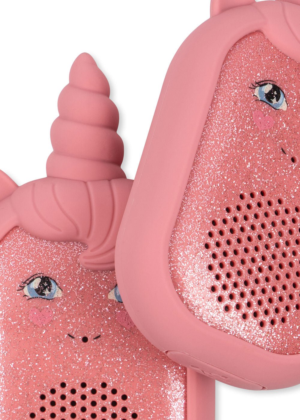 Walkie Talkie rosa glitzer konges slojd cotton ballon Spiel Outdoor Geschenk Mädchen Einhorn - Walkie Talkie Glitzer Einhorn - Cotton Ballon | Family Concept Store - 