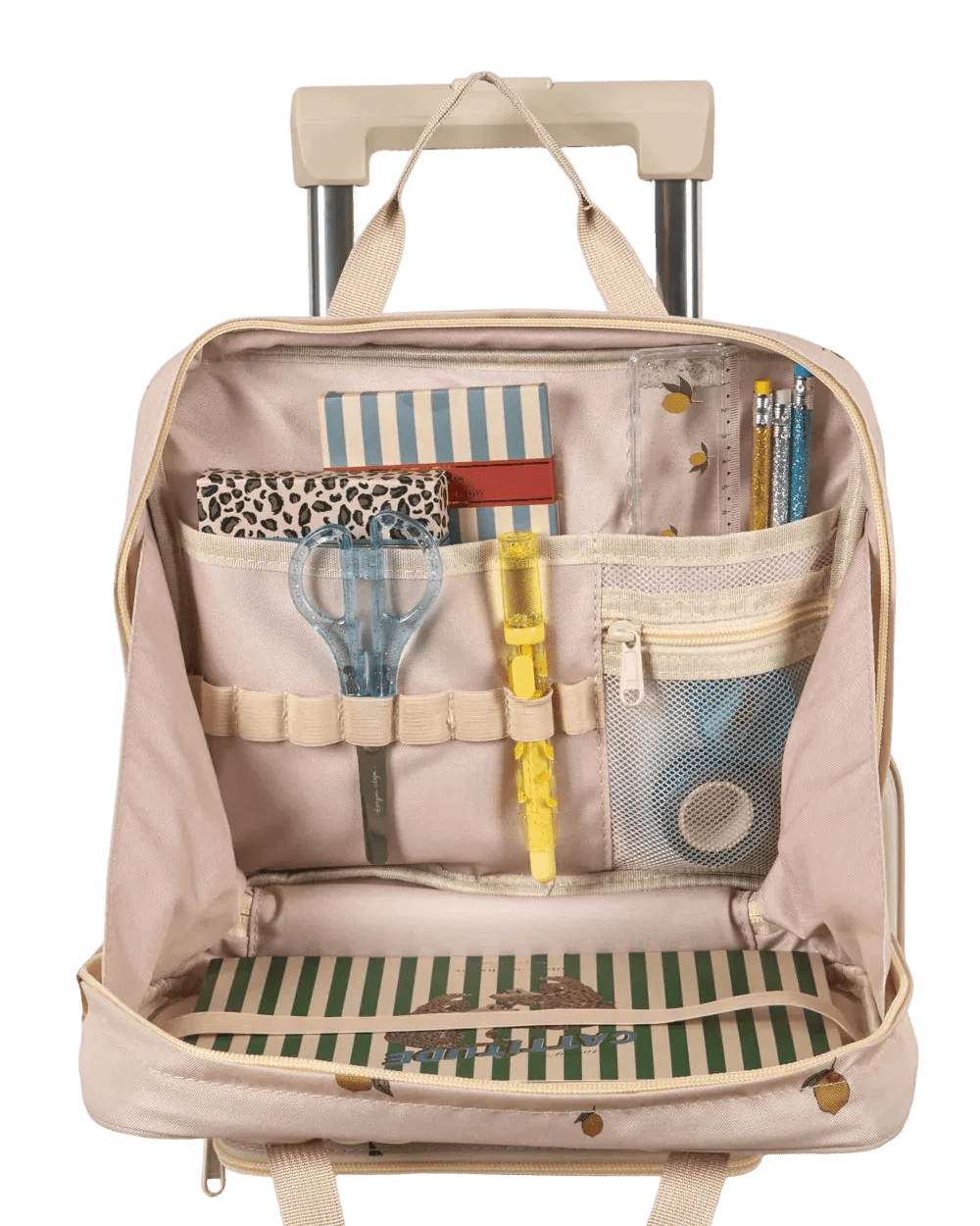 reisetasche malset kunstset bastelset kinder cotton ballon konges slojd urlaub beschäftigung organizer ordnung - Holidays Essentials Bag Reisetasche für Kinder - Cotton Ballon | Family Concept Store - lemon - 