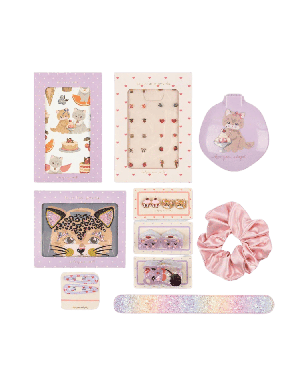 schminkkoffer kinder konges slojd cotton ballon frisör rollenspiel glitzer geschenk rosa koffer set - Spielkoffer - Glam me up - Cotton Ballon | Family Concept Store - 