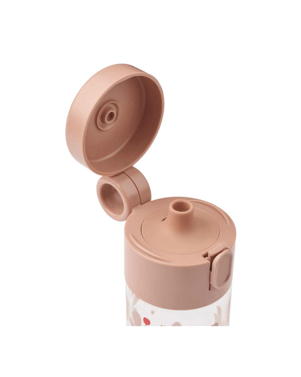 trinkflasche tritan silikon verschluss liewood cotton ballon trinken essen schule kindergarten outdoor krippe unterwegs geschenk - Trinkflasche Clemence 350ml - Cotton Ballon | Family Concept Store - butterfly / apple - 